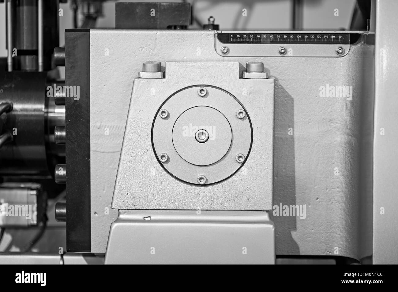 Working machine part in fabric Stock Photo