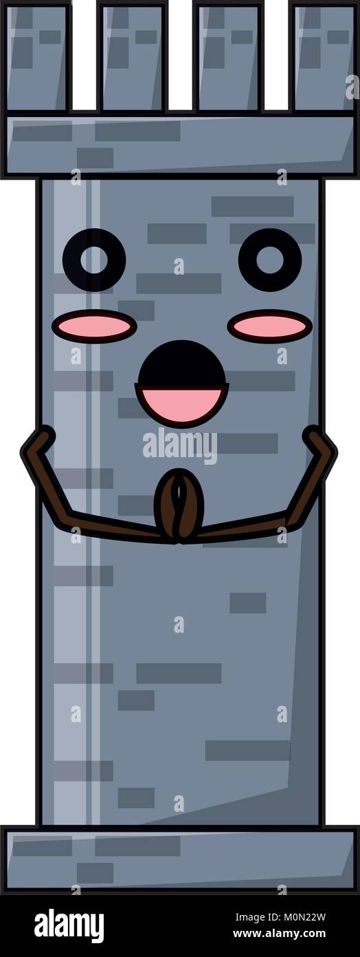 Kawaii tower icon image Stock Vector Image & Art - Alamy
