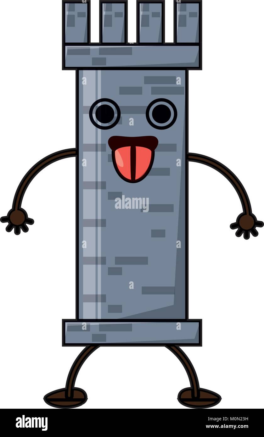 Kawaii tower icon image Stock Vector Image & Art - Alamy
