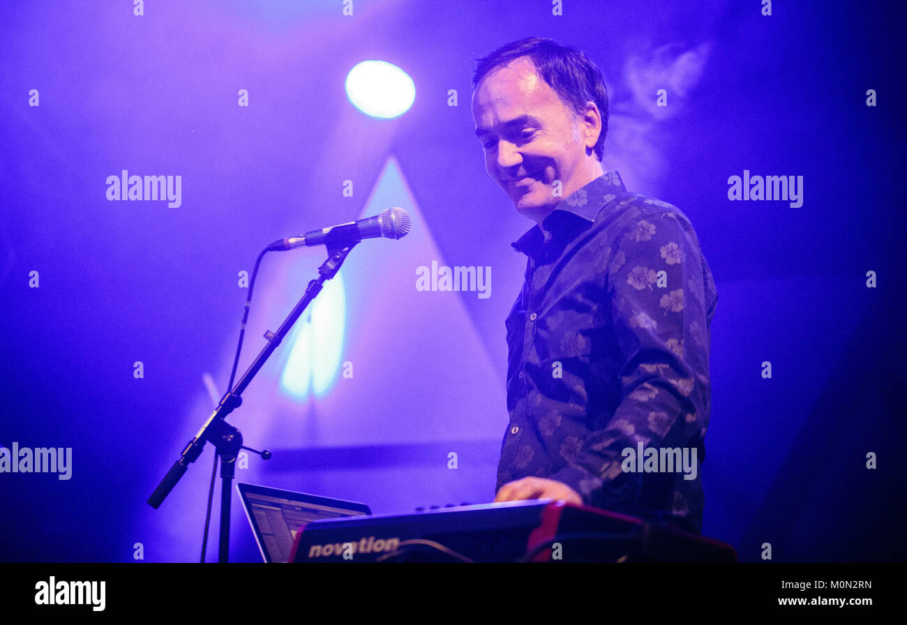 The German electronic music duo Mueller and Roedelius performs a ...