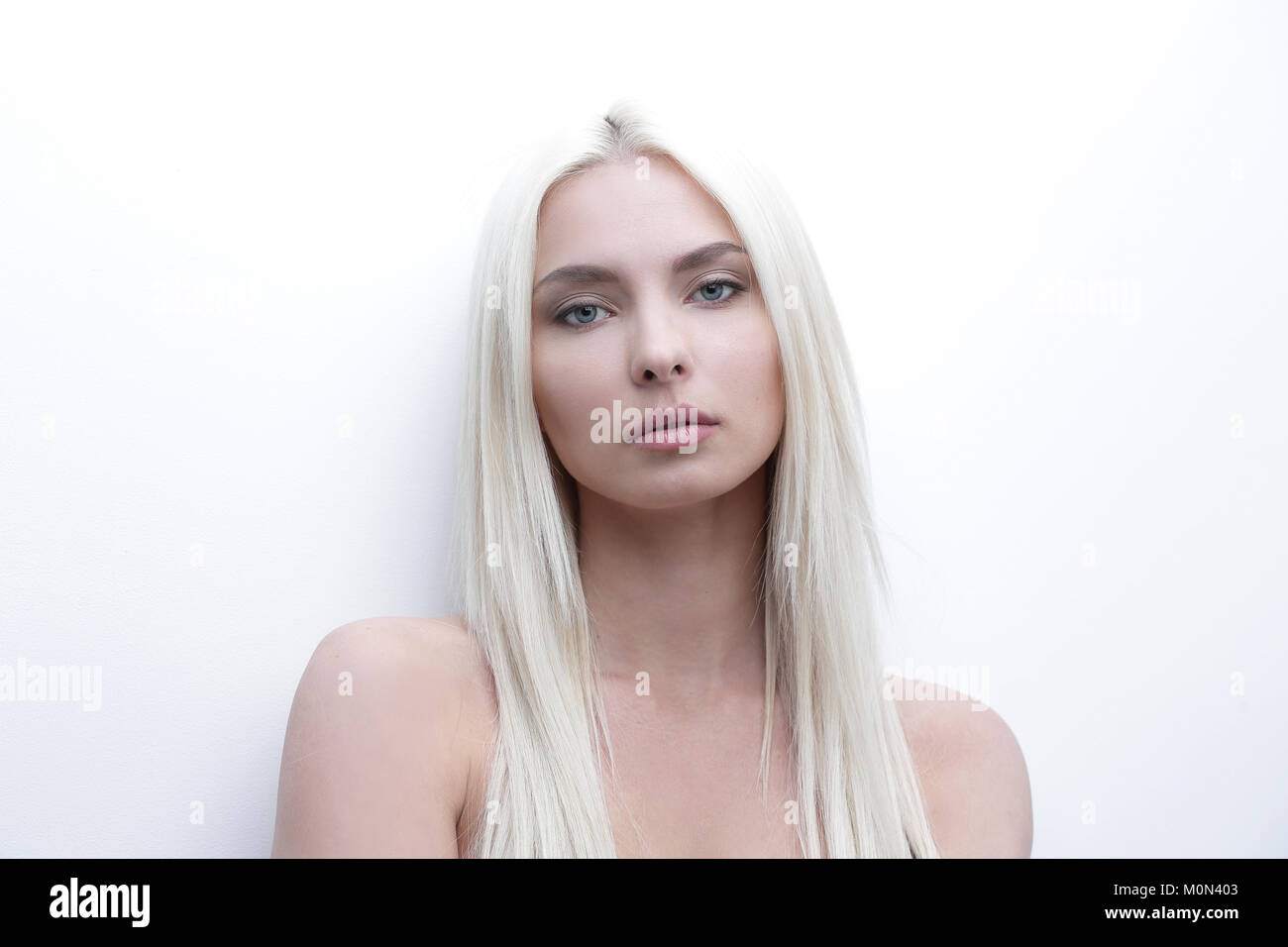 Close-up portrait of a sad beautiful woman Stock Photo - Alamy