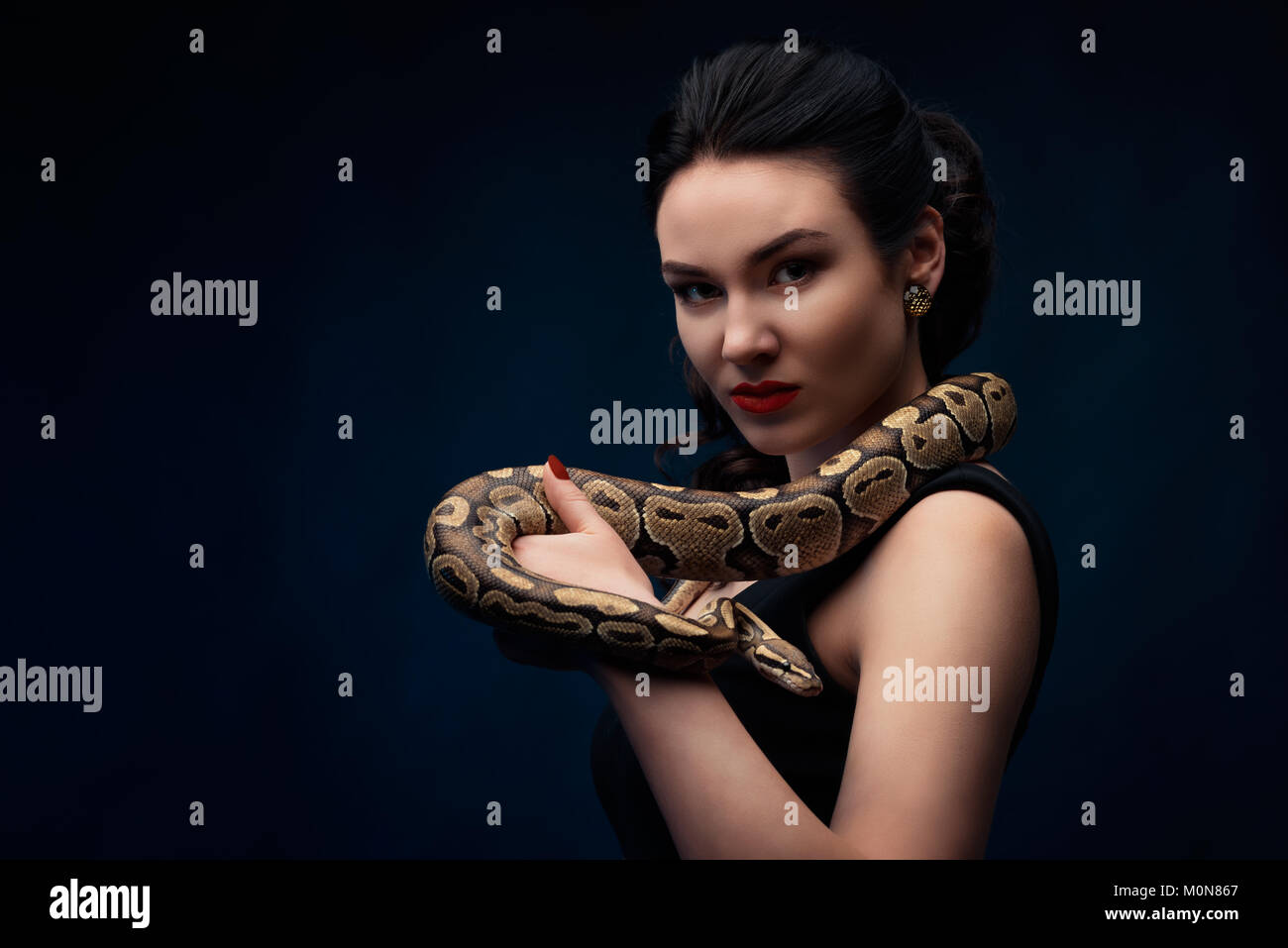 Python on my neck hi-res stock photography and images - Alamy