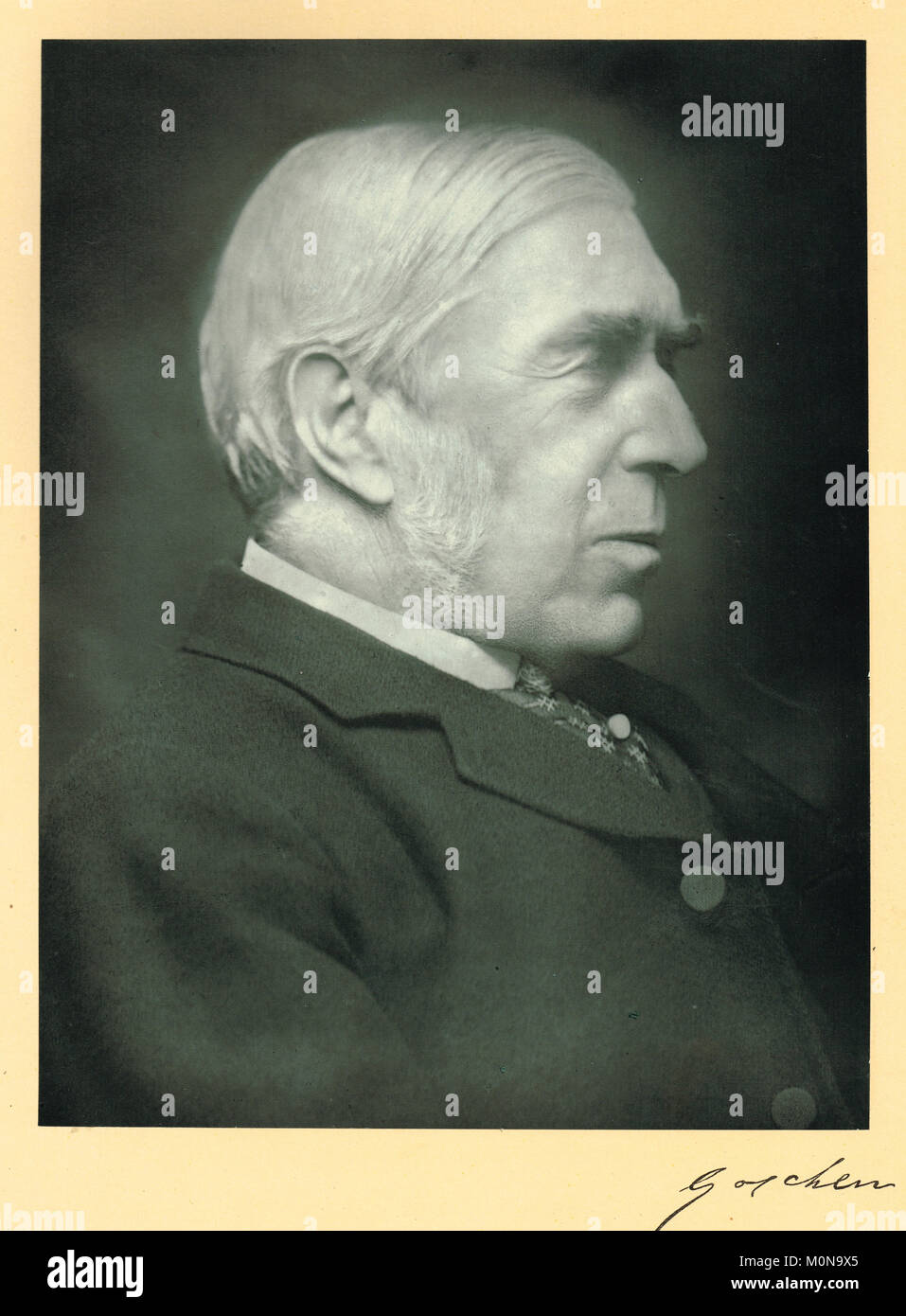 George Goschen, 1st Viscount Goschen Stock Photo