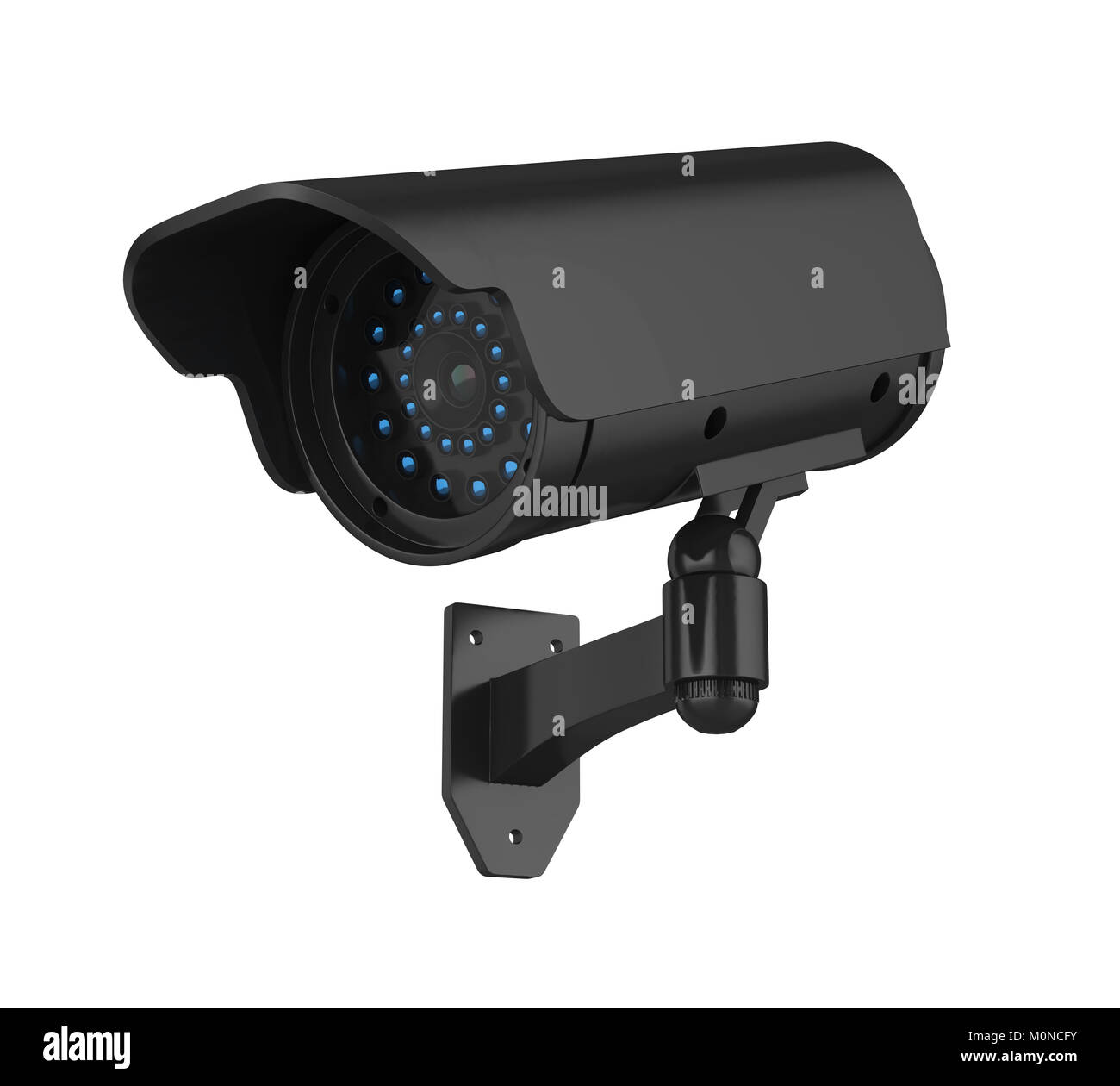 Surveillance CCTV Security Camera Isolated Stock Photo Alamy