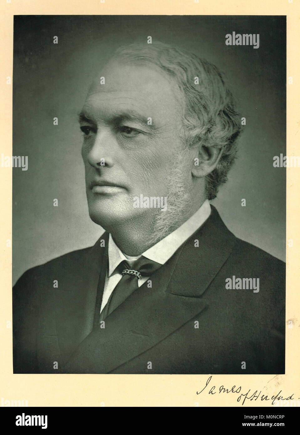 Henry James, 1st Baron James of Hereford Stock Photo