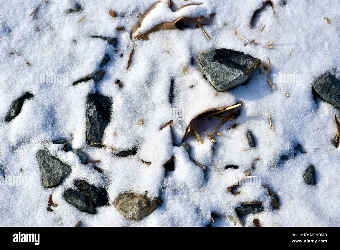 Fresh blanket of snow Stock Photo Alamy