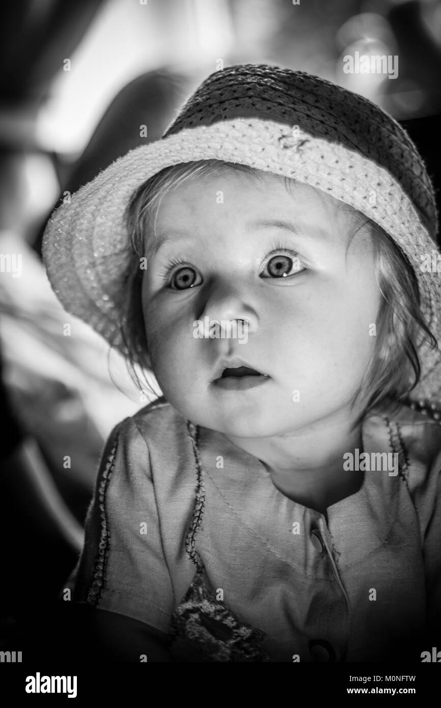 Happy sad children Black and White Stock Photos & Images - Alamy