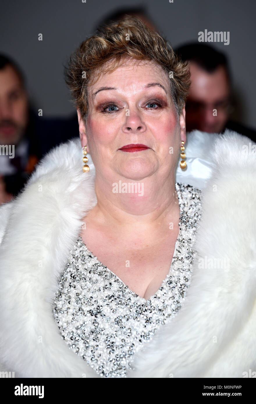 Anne Hegerty attending the National Television Awards 2018 held at the O2 Arena, London. PRESS