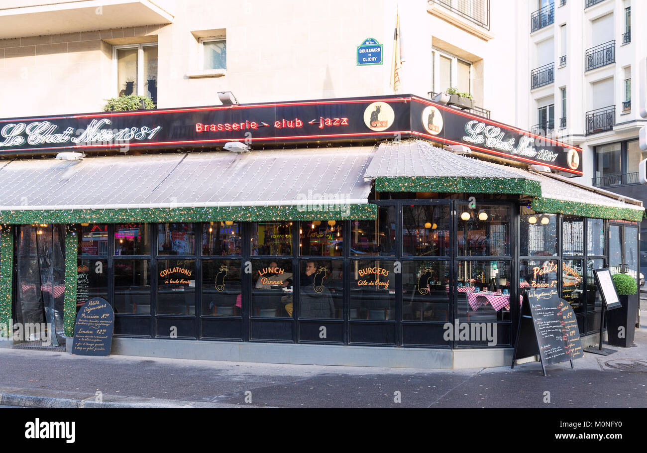 Cafe Noir Paris High Resolution Stock Photography And Images Alamy