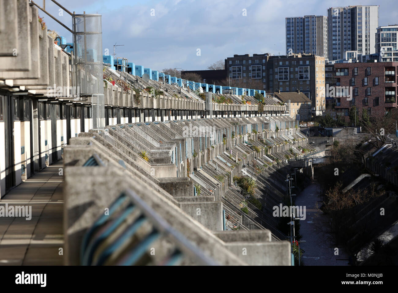 The iconic architectural Alexandra and Ainsworth Estate in the Abbey