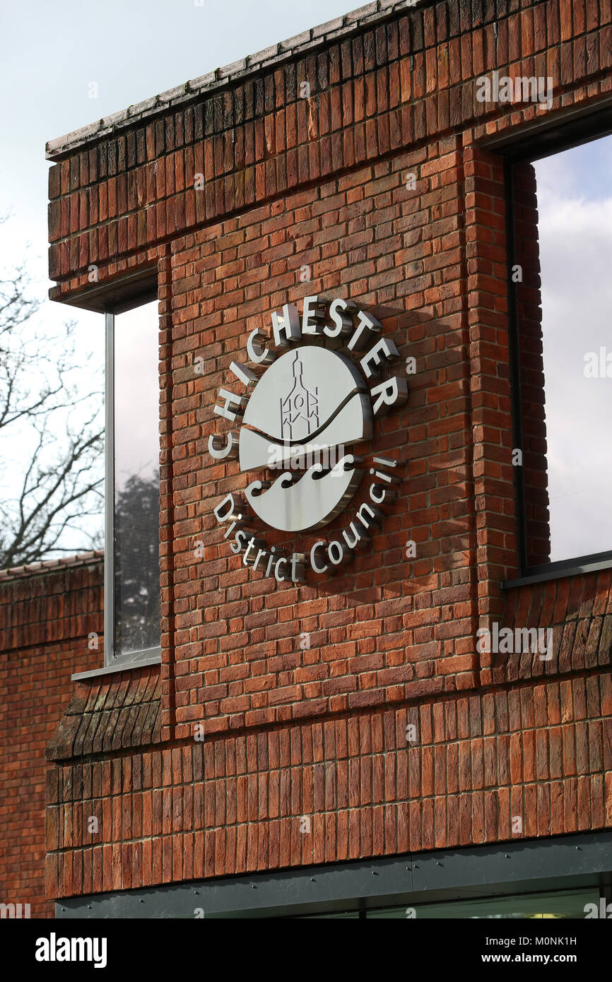 General views of the Chichester District Council Offices in Chichester