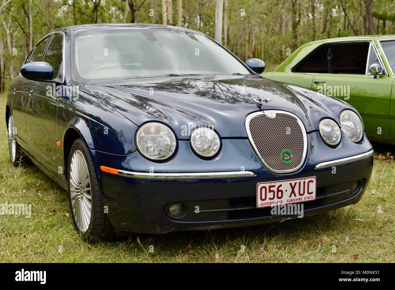 Vintage Car show with Jaguars, Herveys Range Heritage Tea Rooms