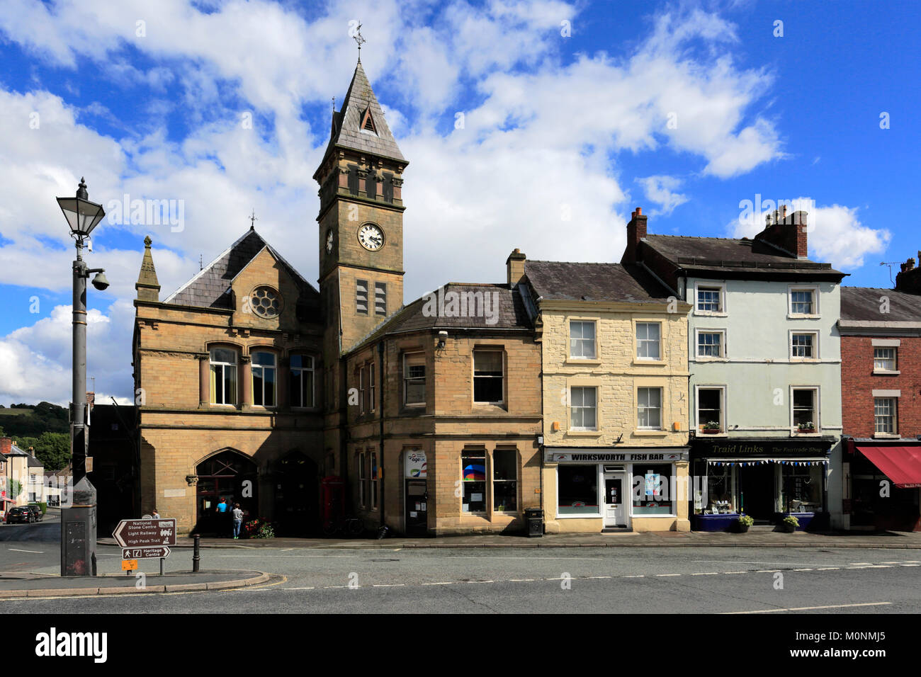 Summer, Wirksworth Town centre, Peak District National Park; Derbyshire