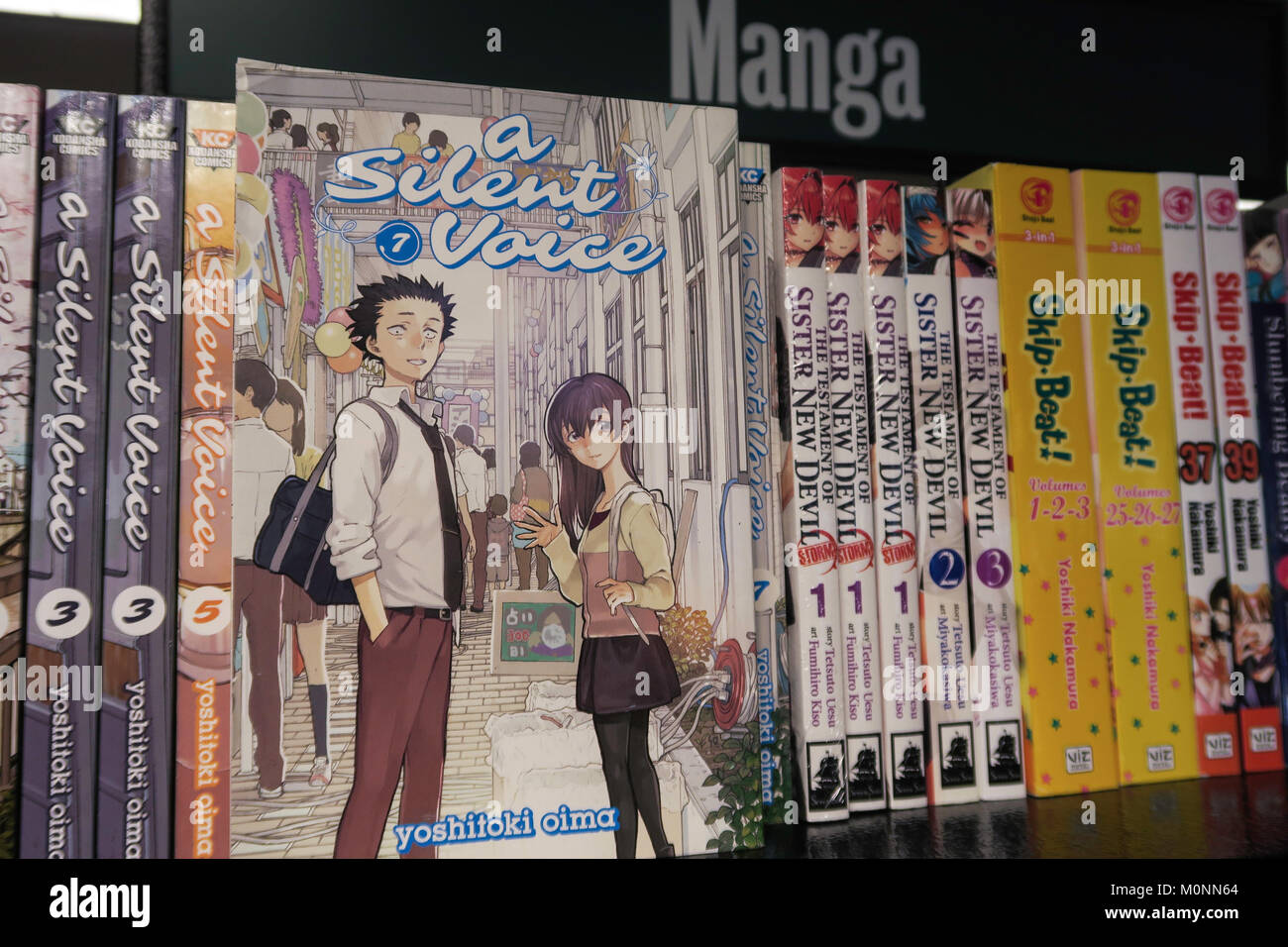 Books Shelf Manga High Resolution Stock Photography And Images Alamy