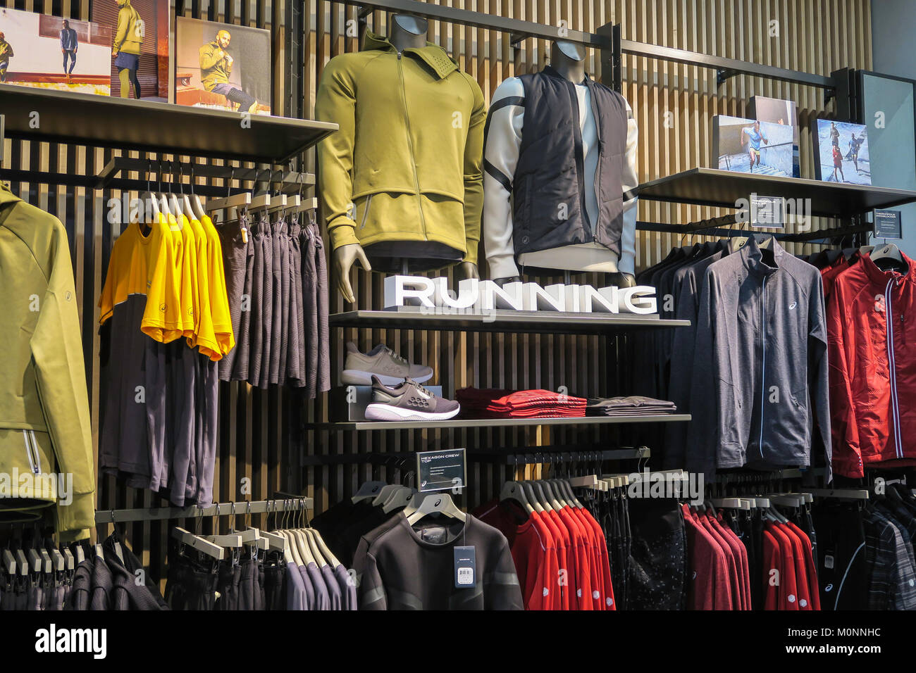 Asics Athletic Wear Store on Fifth Avenue, NYC, USA Stock Photo - Alamy