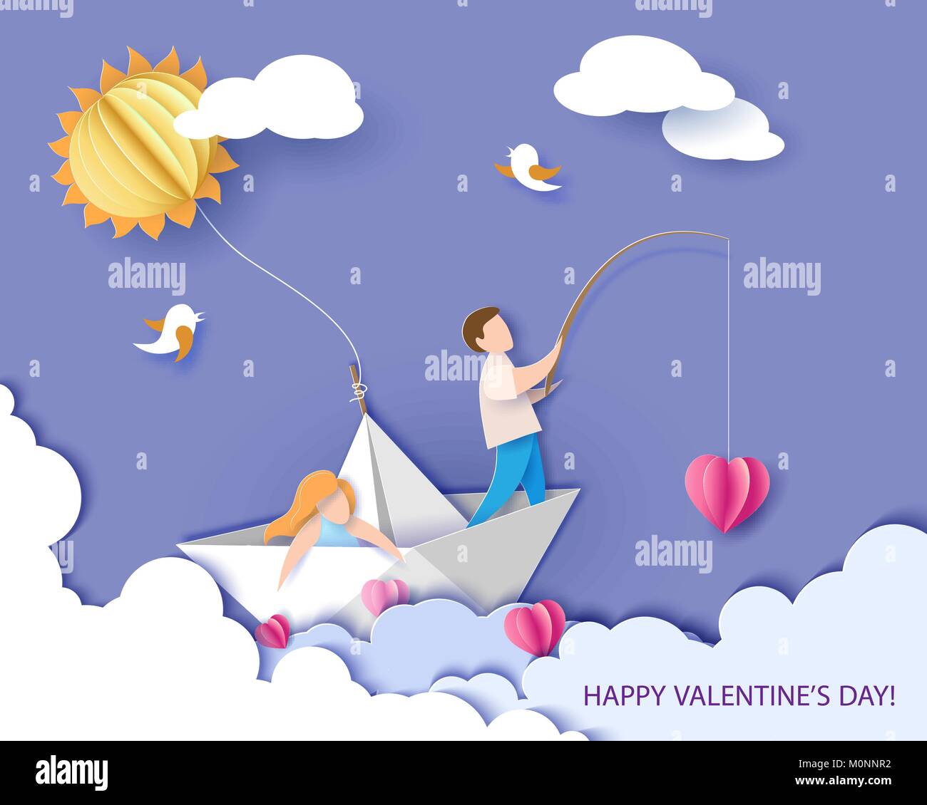 Valentines day card Stock Vector Image & Art - Alamy
