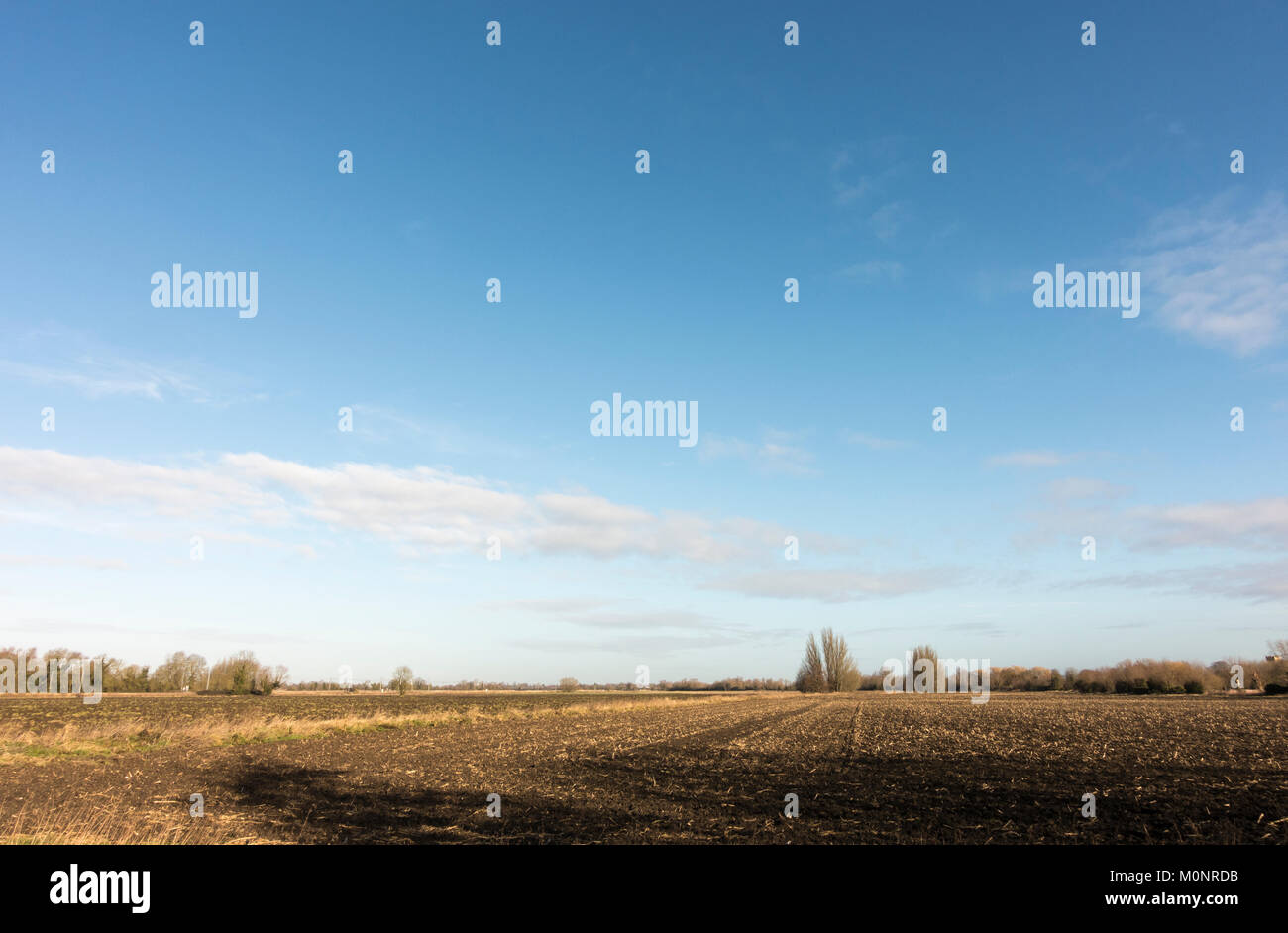 Wide open spaces and big skies Stock Photo