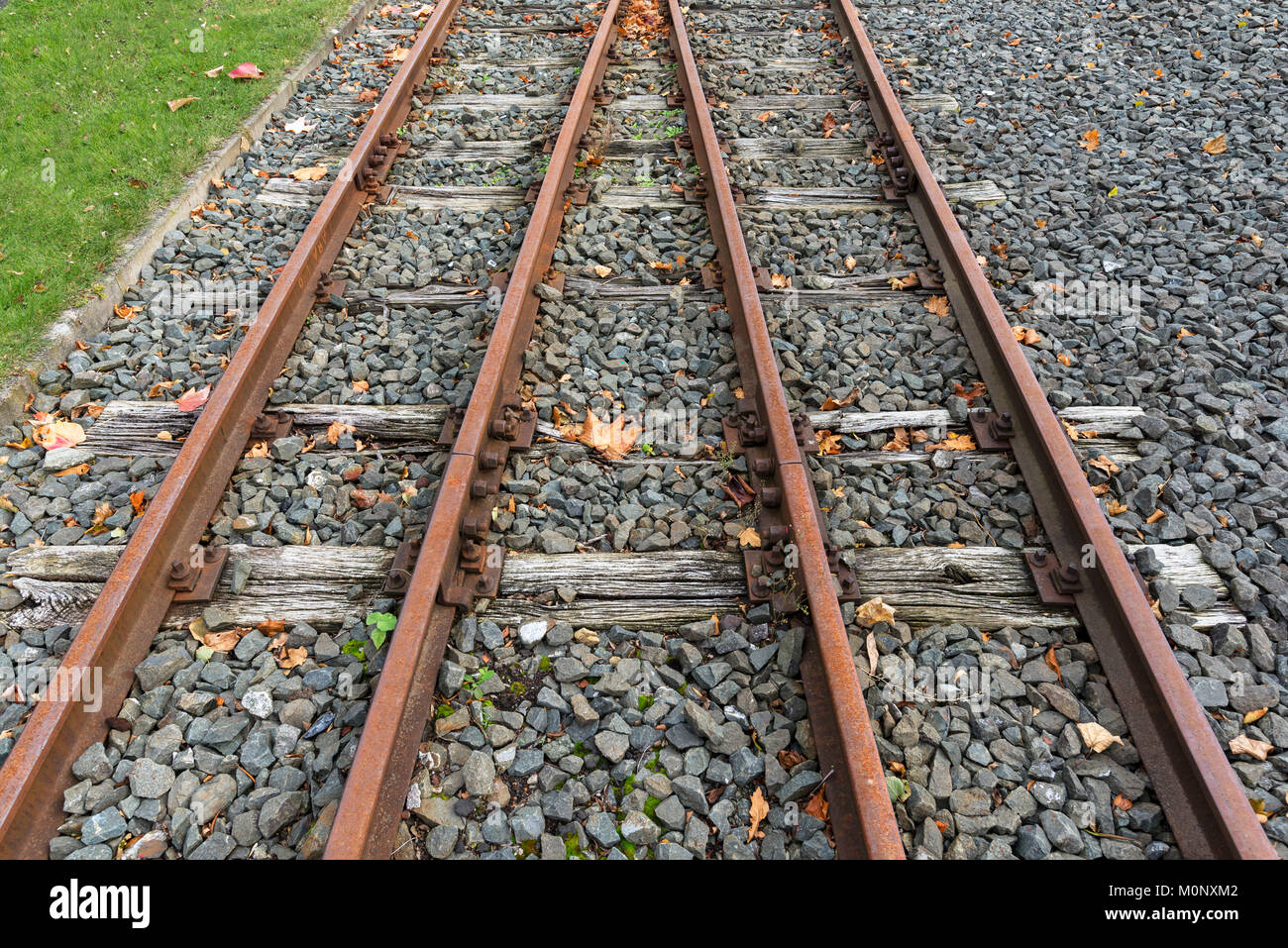 Wooden train tracks hires stock photography and images Alamy