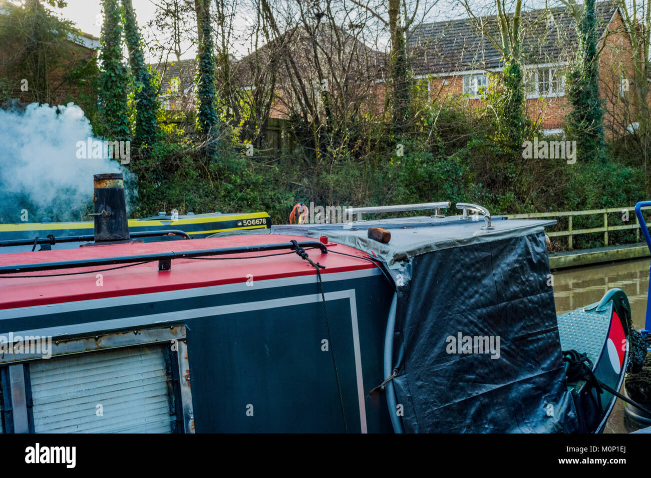 canal river in the english countryside bugbrooke, wharf, marina