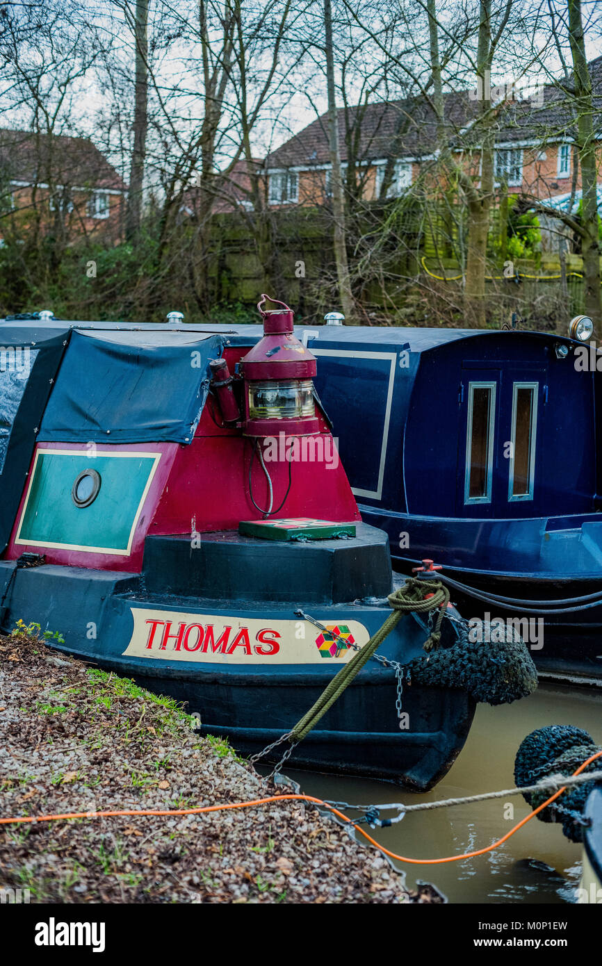 canal river in the english countryside bugbrooke, wharf, marina