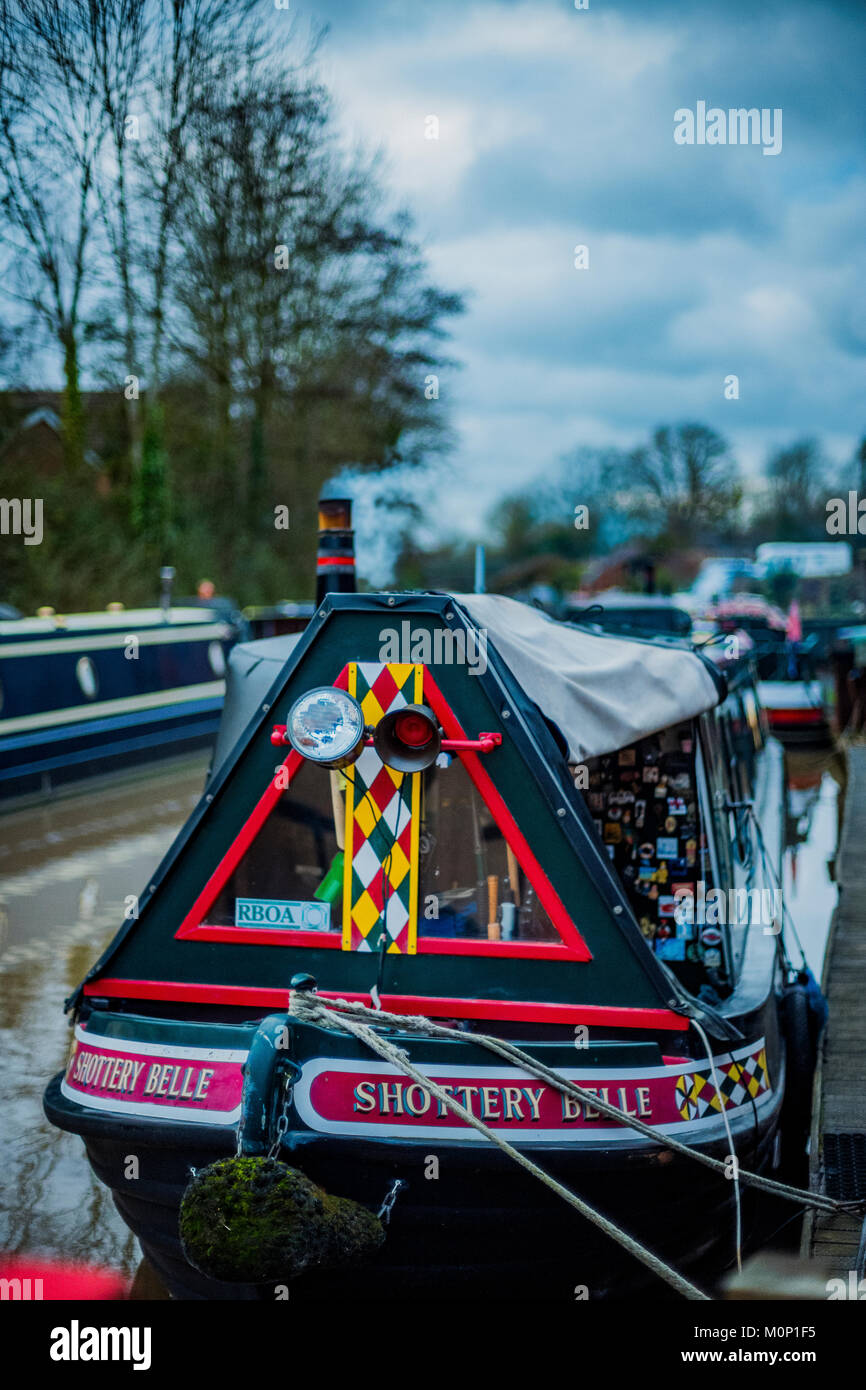 canal river in the english countryside bugbrooke, wharf, marina
