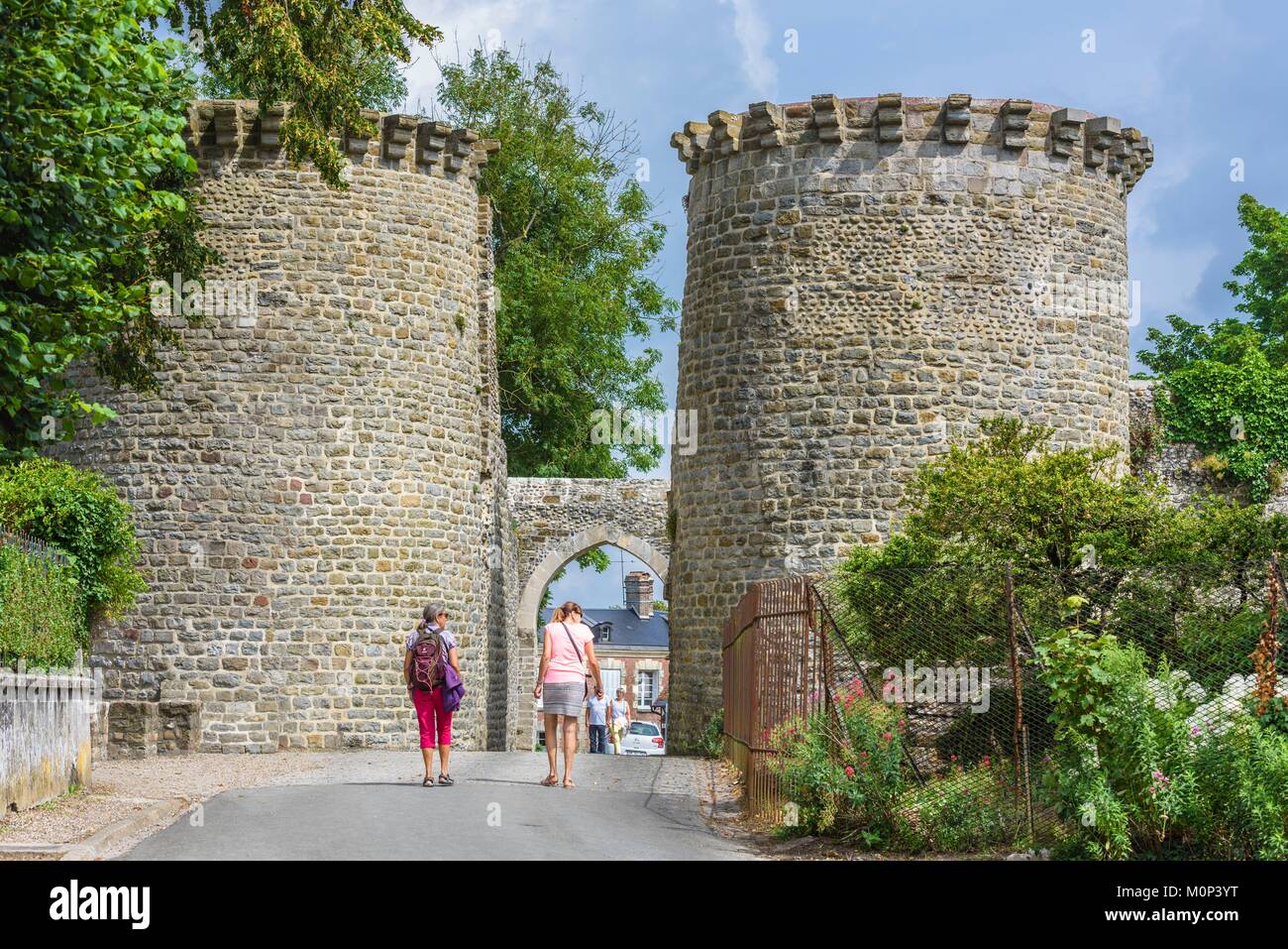 France,Somme,Baie de Somme,the medieval city of SaintValerysurSomme