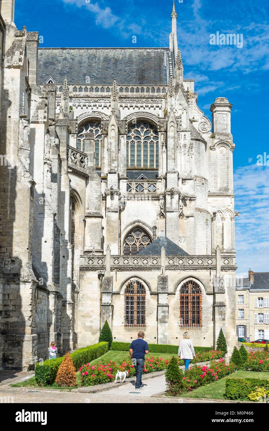 France,Pas de Calais,Saint Omer,the Gothic cathedral of Notre Dame de