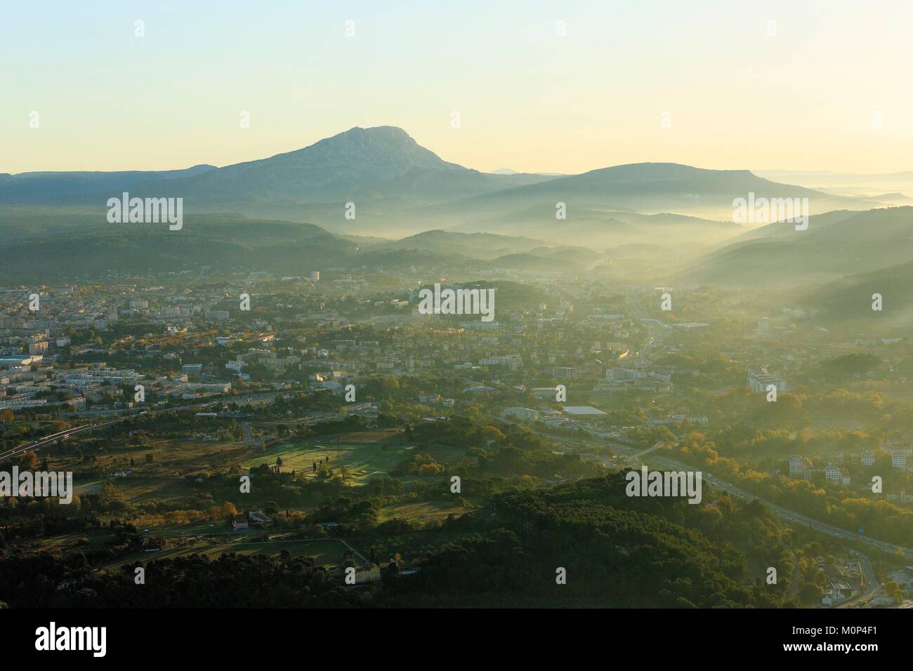 Aix en provence city aerial hi-res stock photography and images - Alamy