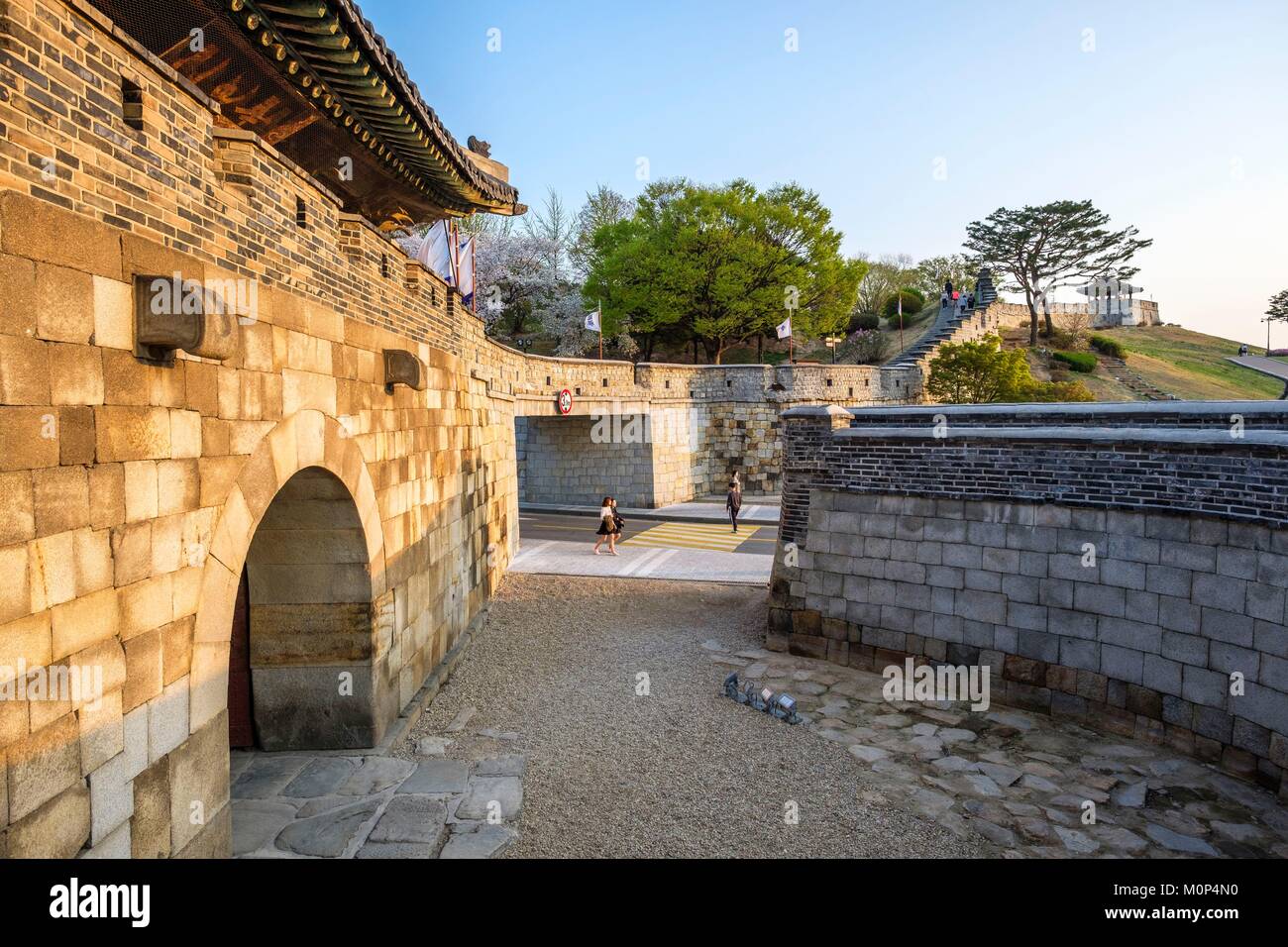 South Korea,Gyeonggi province,Suwon,Hwaseong fortress listed as World ...