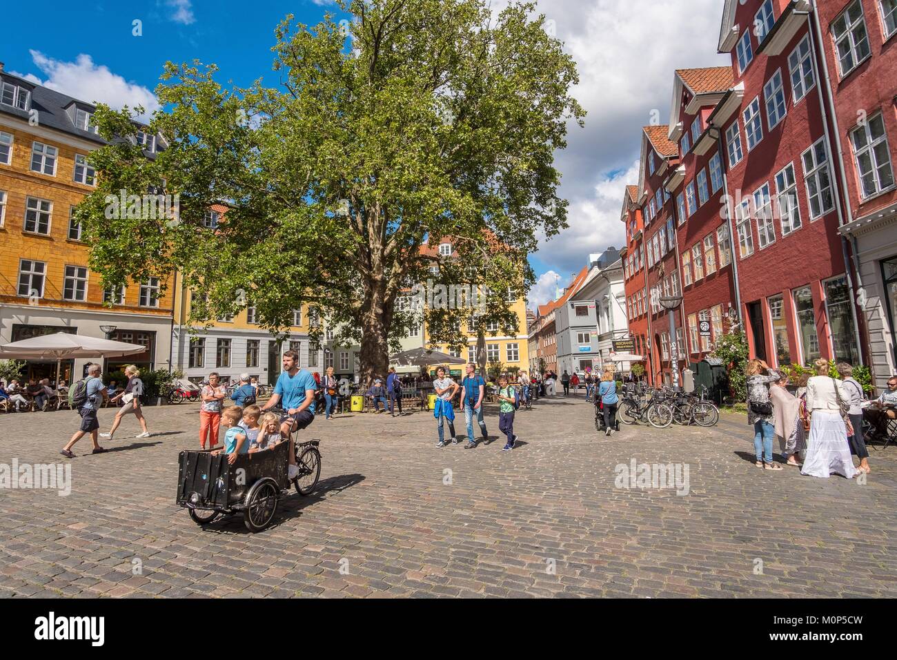 Denmark,Zealand,Copenhagen,Strøget district,place Kongensnytorv Stock ...