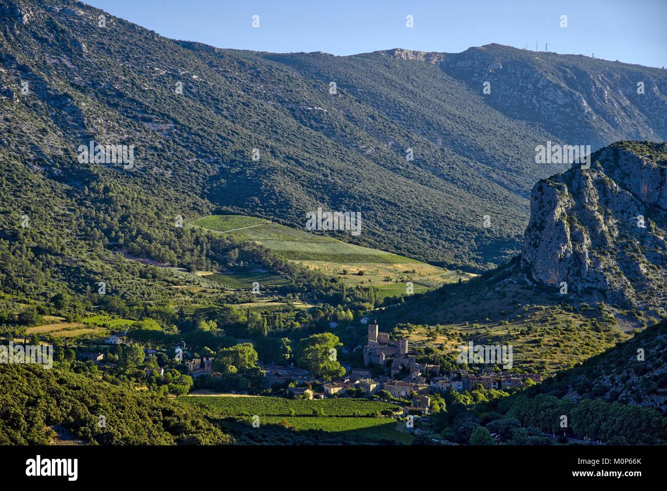 France,Herault,Saint Jean de Bueges,Medieval village at the foot of the