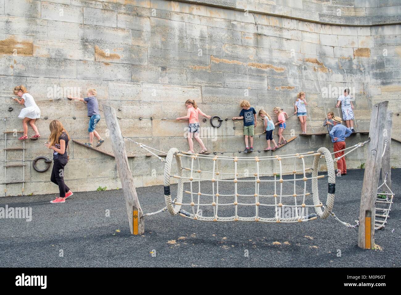 France Paris Area Listed As World Heritage By Unesco Parc Des Rives De Seine Children S Games Stock Photo Alamy