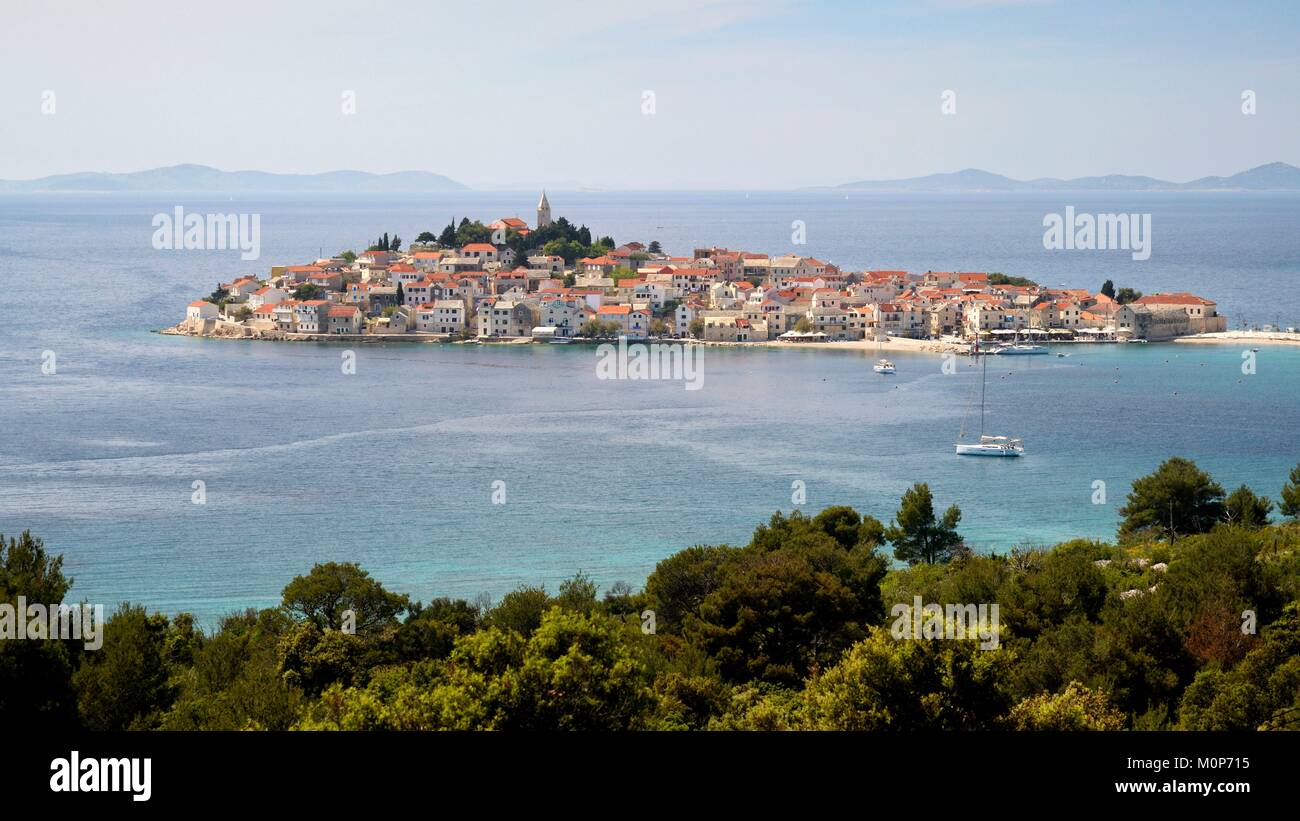Croatia,Dalmatia,Dalmatian coast,Primosten Stock Photo