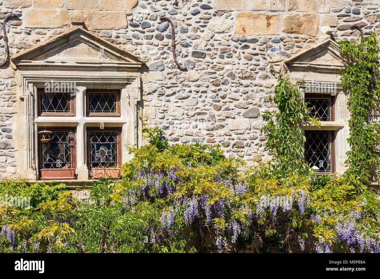 France,Aveyron,Sainte Eulalie d'Olt,certified the Most beautiful