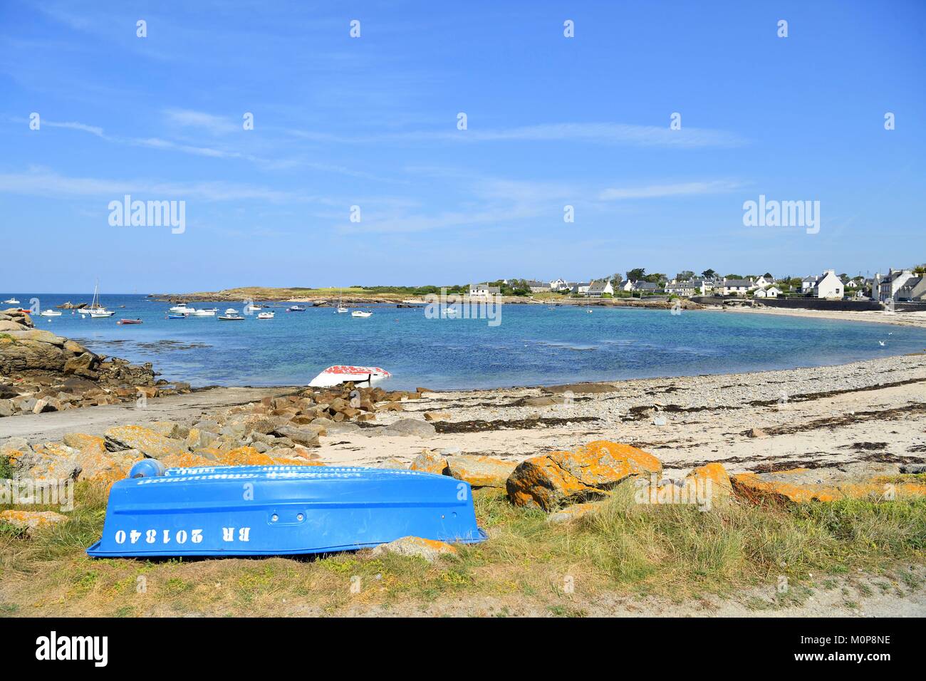 France,Finistere,Iroise sea,Porspoder,Port Melon Stock Photo Alamy