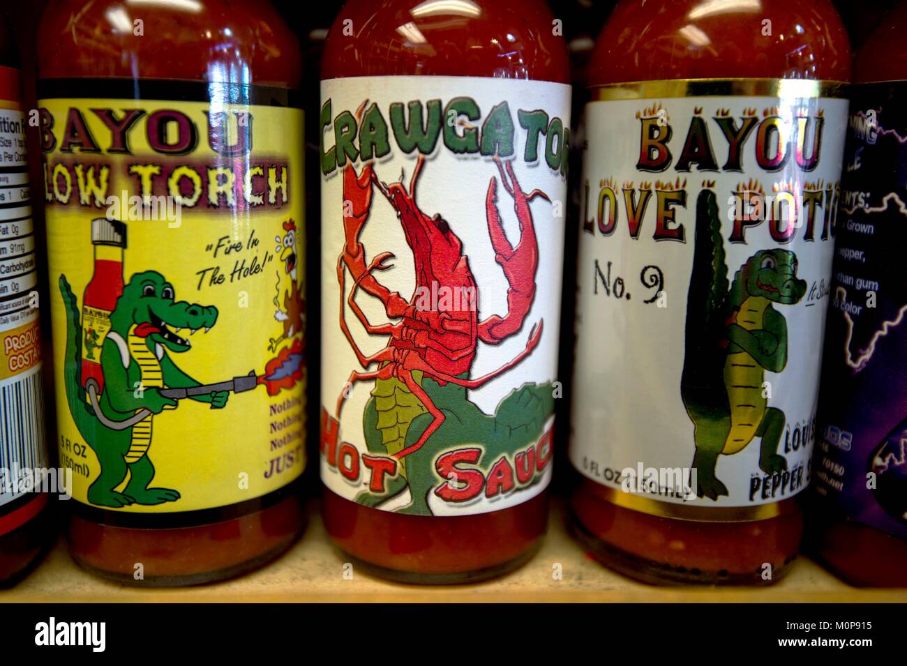 United States,Louisiana,New Orleans,the French Quarter,hot cajun sauce