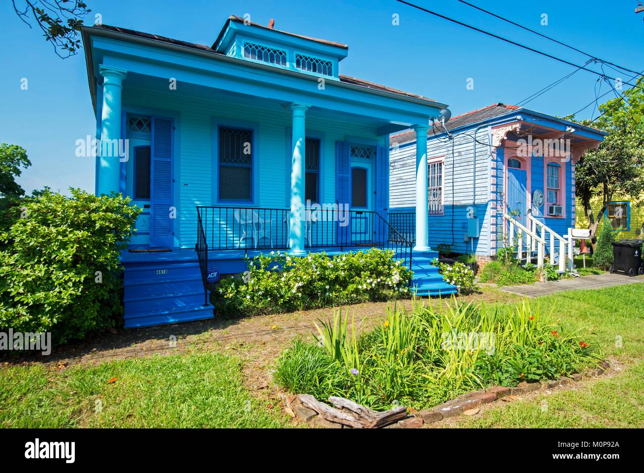 United States,Louisiana,New Orleans,the Marigny area Stock Photo Alamy