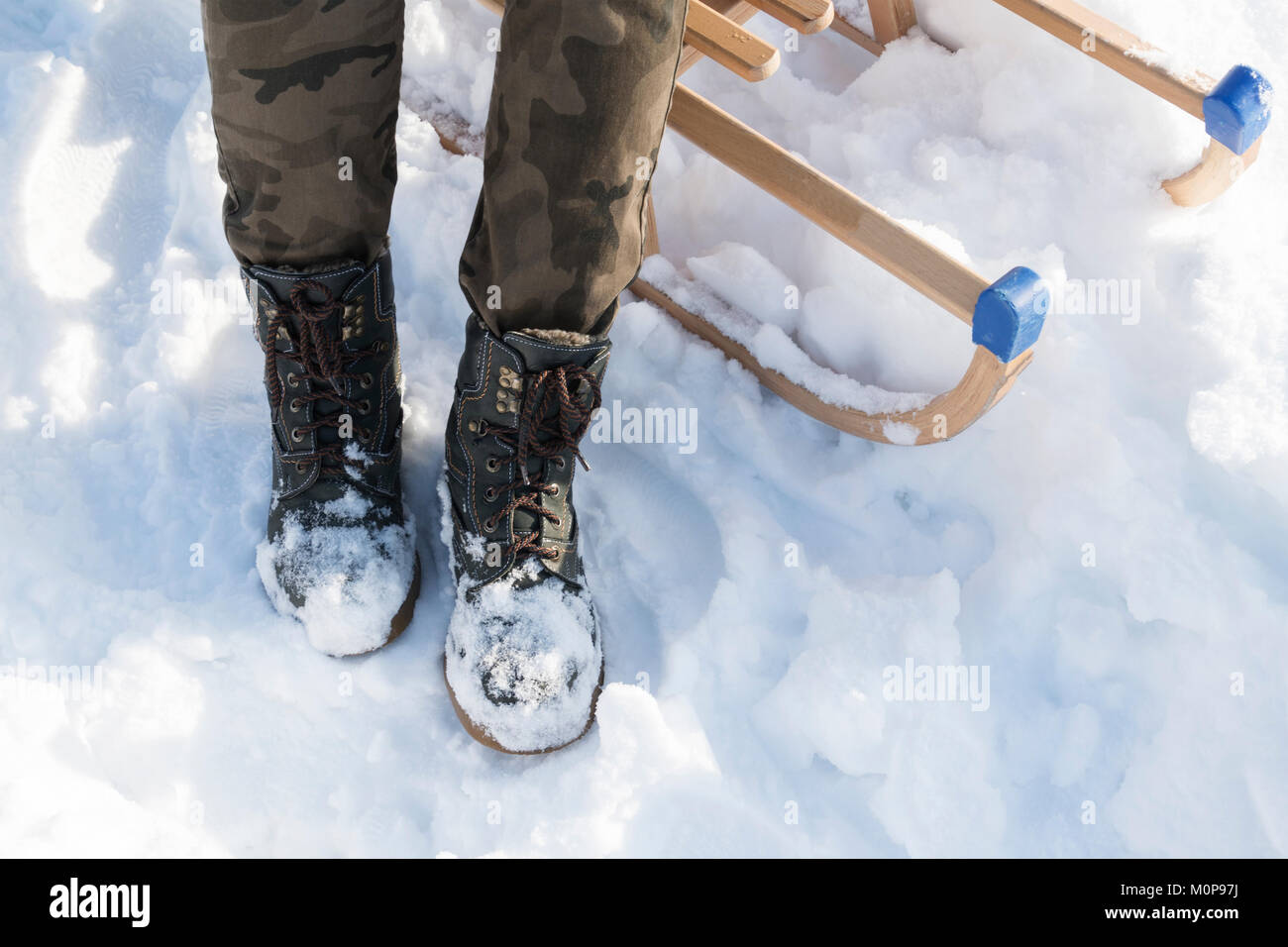 men's camouflage snow boots
