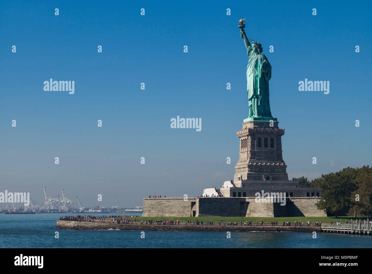 United States,New York,New York City,Lower Manhattan,The Statue of Liberty Stock Photo