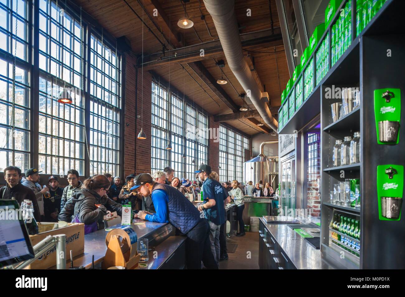 Canada,Ontario,Toronto,Harbourfront,Steam Whistle Brewery,located in