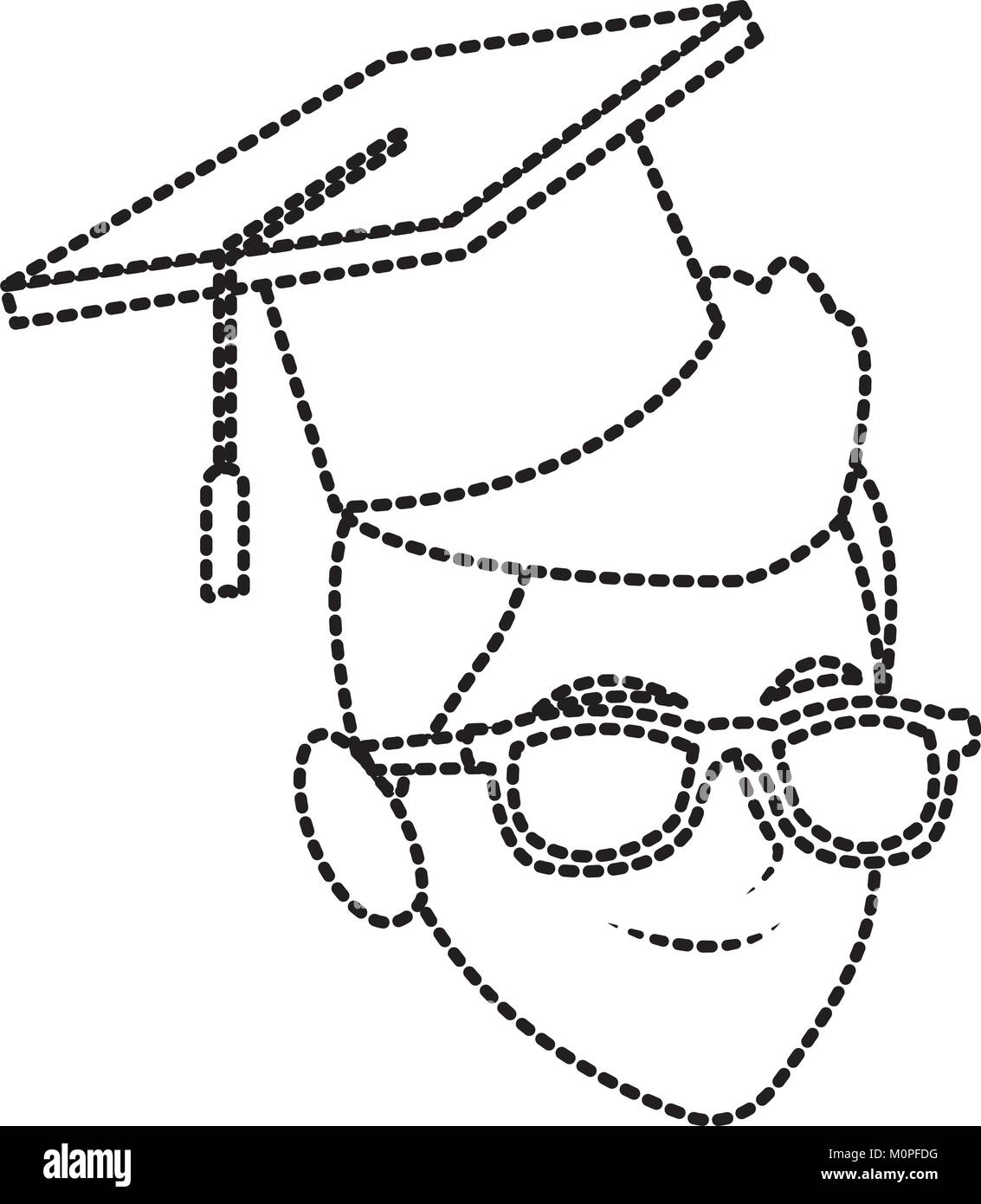 Student man with graduation hat Stock Vector Image & Art - Alamy