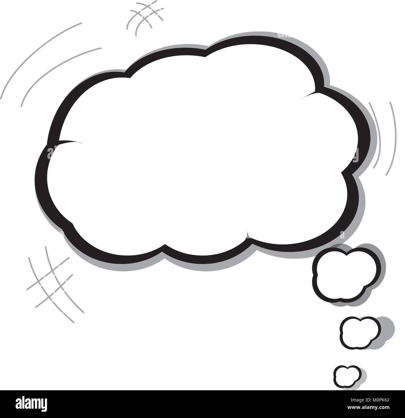 Empty comic speech bubble Stock Vector Image & Art - Alamy