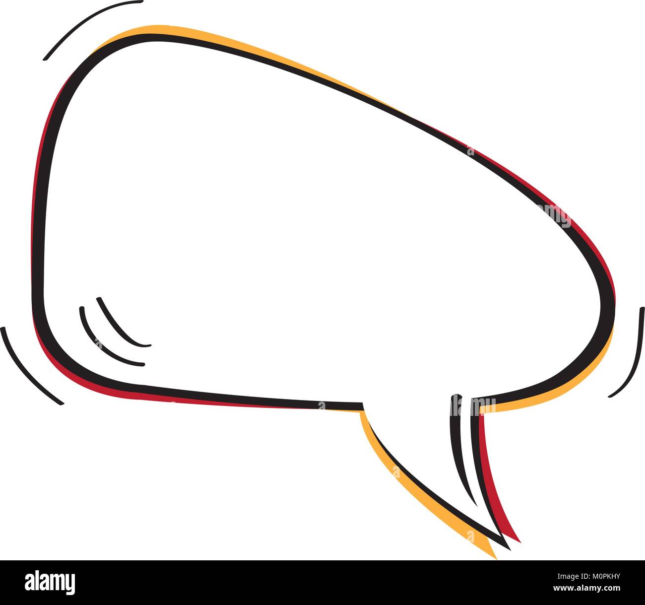 Empty comic speech bubble Stock Vector Image & Art - Alamy
