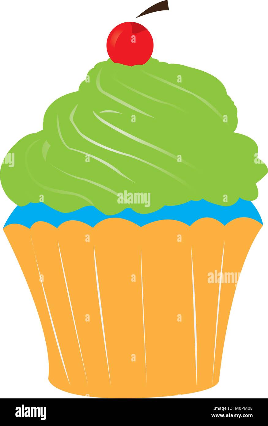 Isolated cupcake illustration Stock Vector Image & Art - Alamy