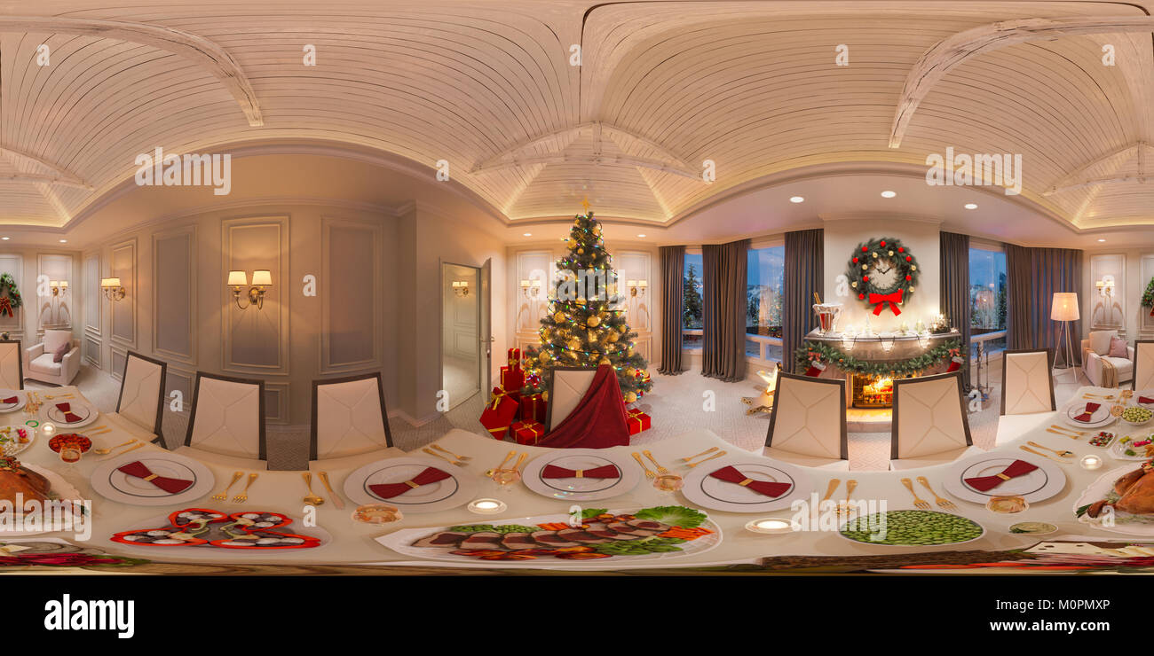 Seamless 360 Panorama For Virtual Reality And Virtual 3d Tours