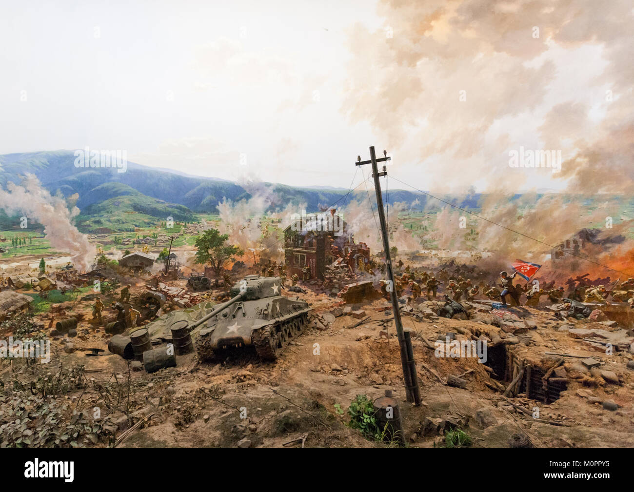 The Battle Of Taejon Diorama In The Victorious Fatherland Liberation War Museum Pyongan