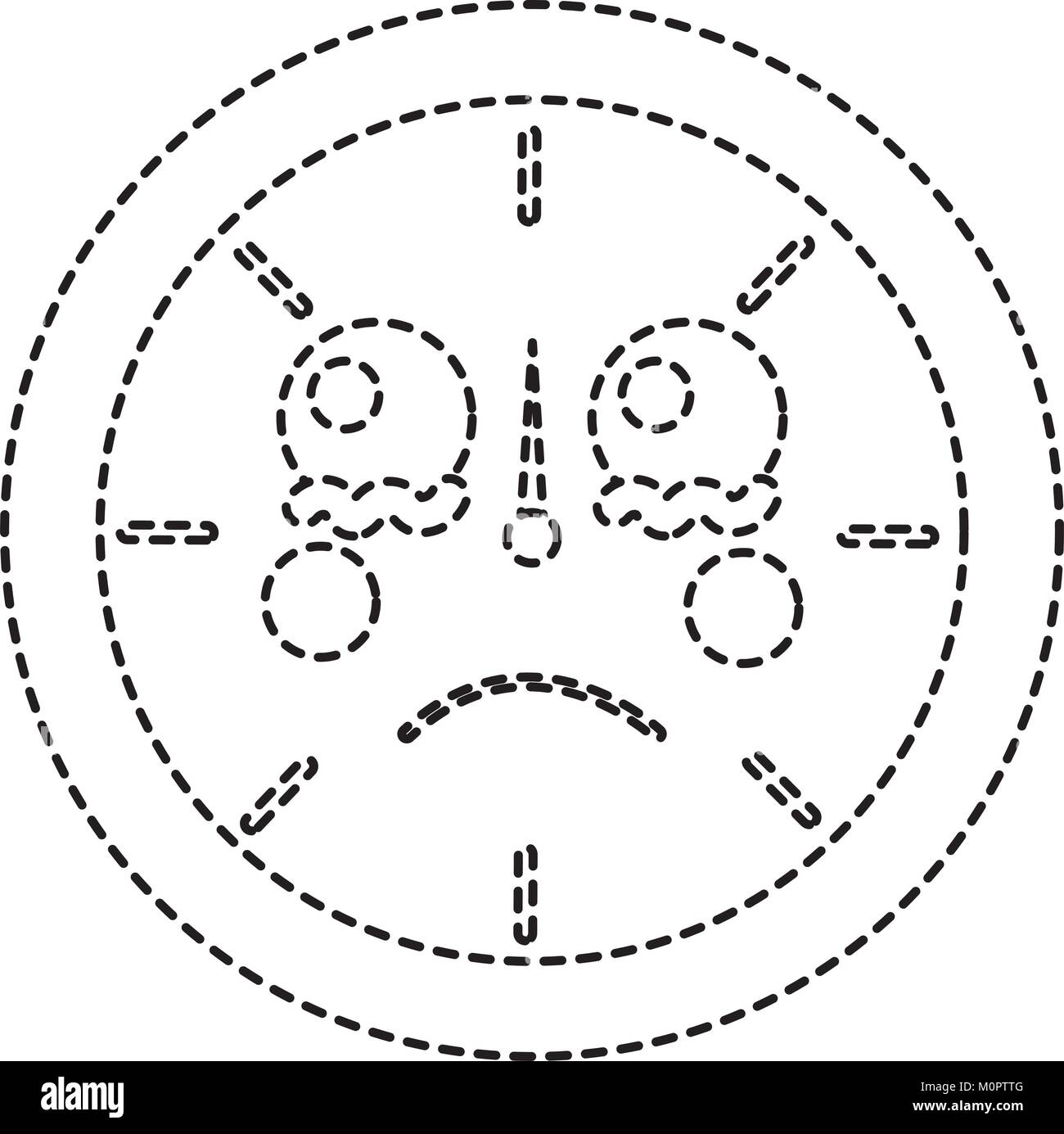 clock kawaii icon image Stock Vector Image & Art - Alamy