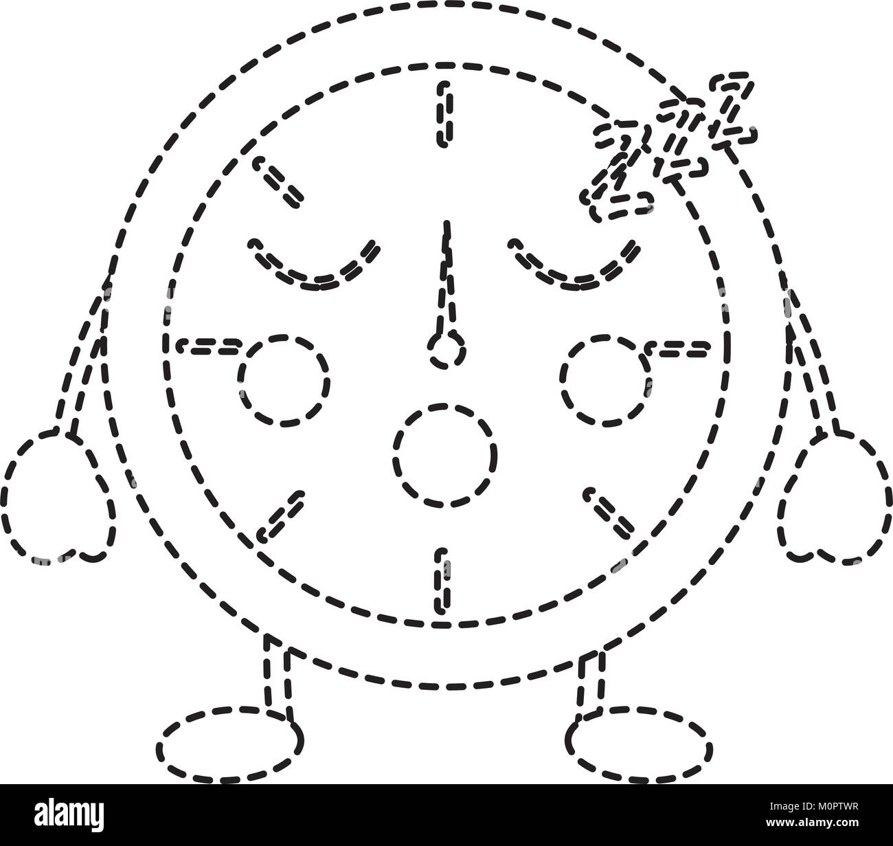 clock kawaii icon image Stock Vector Image & Art - Alamy