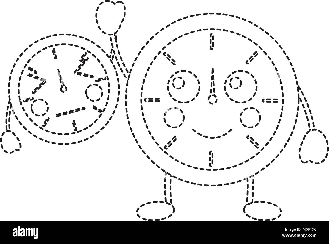 clock kawaii icon image Stock Vector Image & Art - Alamy