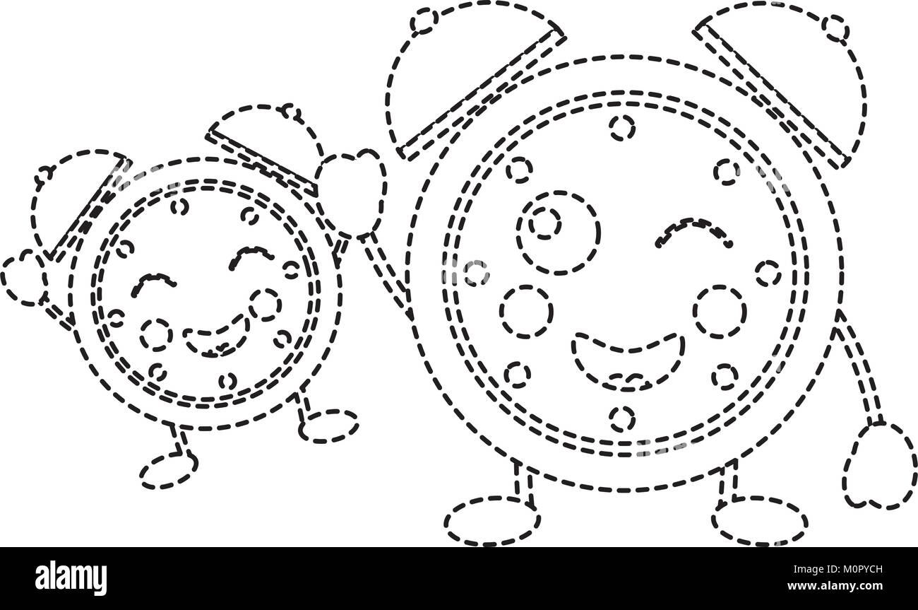 clocks kawaii icon image Stock Vector Image & Art - Alamy